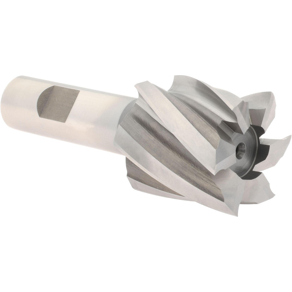 Hertel E103213202 Square End Mill 1-1/2'' Dia, 1-1/2'' LOC, 3/4'' Shank Dia, 3-7/8'' OAL, 6 Flutes, High Speed Steel