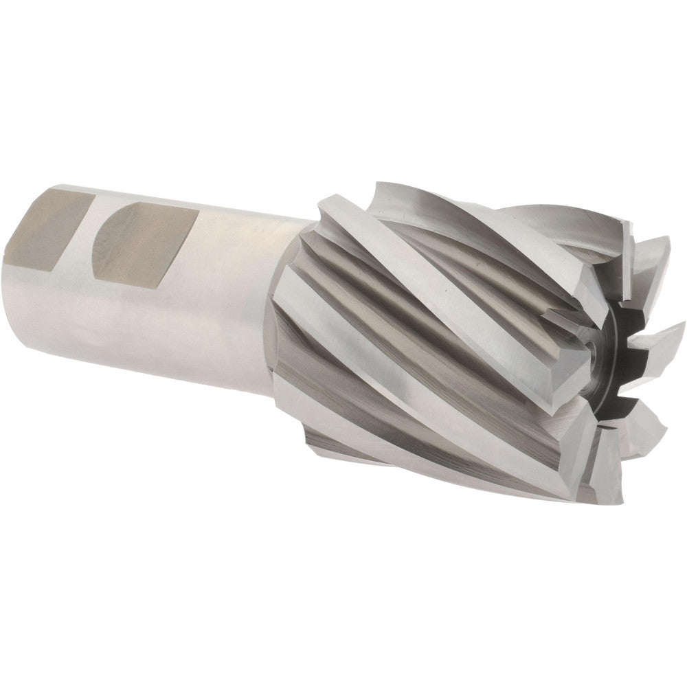 Hertel E1032156 Square End Mill 1-7/8'' Dia, 2'' LOC, 1-1/4'' Shank Dia, 4-1/2'' OAL, 8 Flutes, High Speed Steel