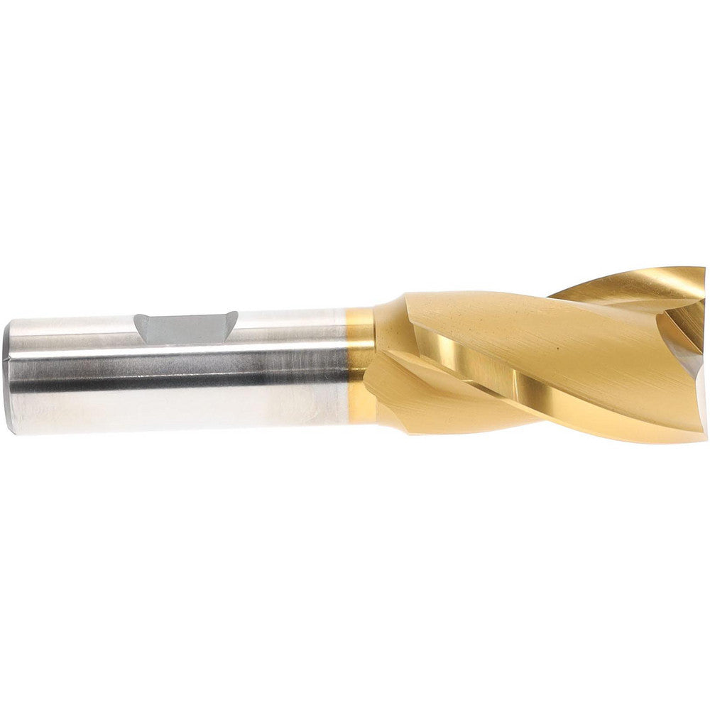 Hertel E8030953 Square End Mill 15/16" Dia, 2 Flutes, 1-1/2" LOC, High Speed Steel