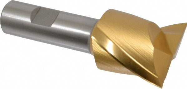 Hertel E803013202 Square End Mill 1-1/2'' Dia, 1-1/2'' LOC, 3/4'' Shank Dia, 3-7/8'' OAL, 2 Flutes, High Speed Steel