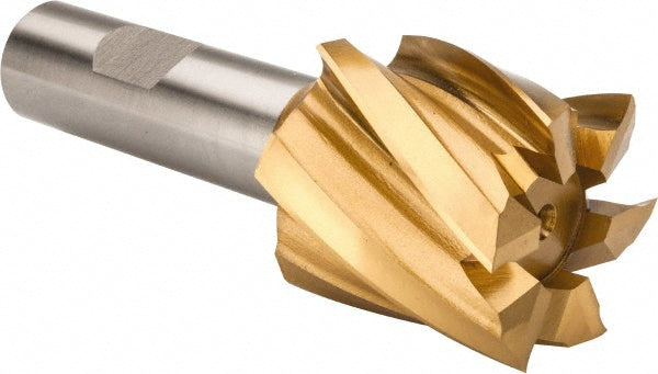 Hertel E803213202 Square End Mill 1-1/2'' Dia, 1-1/2'' LOC, 3/4'' Shank Dia, 3-7/8'' OAL, 6 Flutes, High Speed Steel