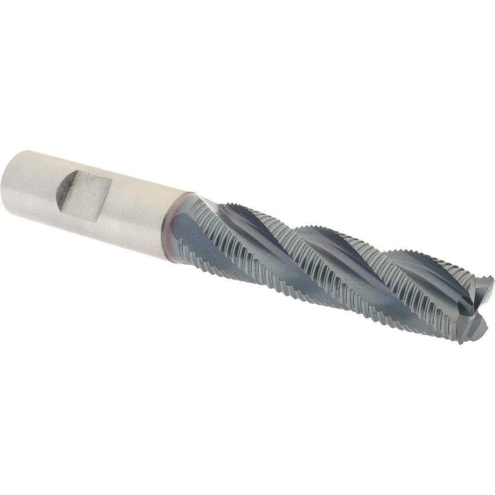 Hertel 41120767 Roughing End Mill 5/8" Dia, 4 Flute, Fine Pitch, Single End, Cobalt