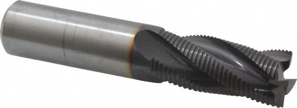 Guhring 9031880190500 Roughing End Mill 3/4" Dia, 4 Flute, Single End, Solid Carbide