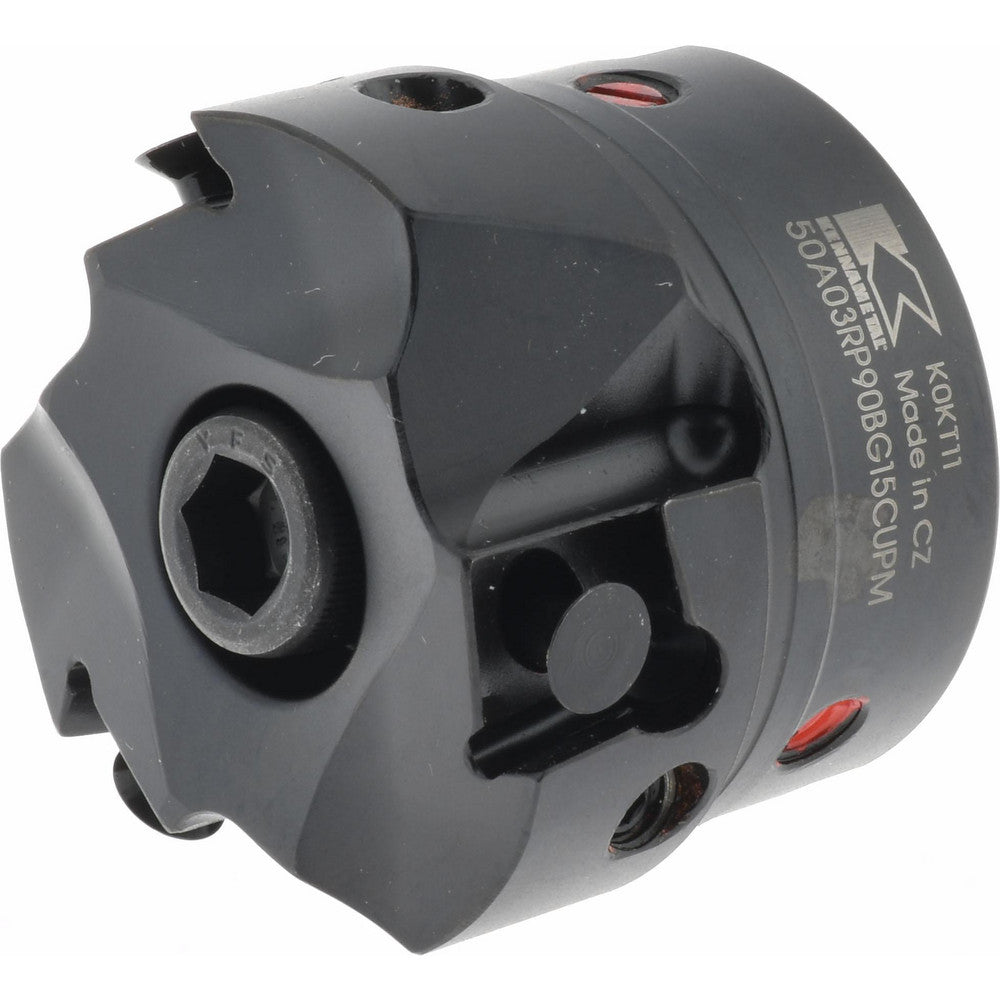 Kennametal 1803175 2" Cut Diam, 3/4" Arbor Hole Diam, 0.394" Max Depth, Indexable Square-Shoulder Face Mill