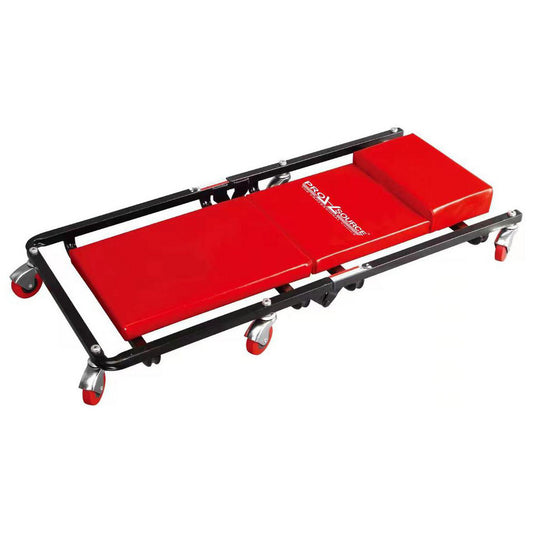 Pro-Source PS-TR6454A Creepers & Seats Creeper Type Convertible Creeper  Creeper Seat Type Mechanic Pad  Load Capacity (Lb) 250.000  Material Steel (Tubular Frame)  Color Red Black  Overall Length (Decimal Inch) 35.5000