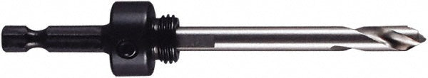 M.K. Morse 139007 Hole Saw Arbor Hex Shank, Drill Pilot