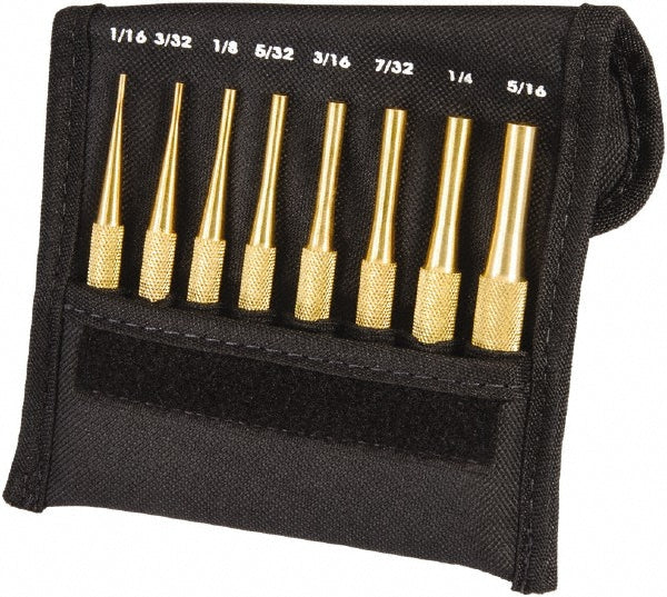 Starrett SB565Z Pin Punch Set 8 Pc