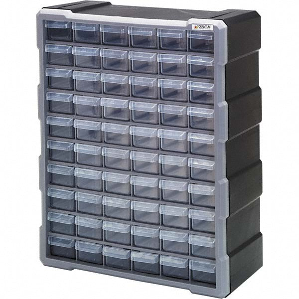 Quantum Storage PDC-60BK 60 Drawer, Small Parts Drawer Cabinet System