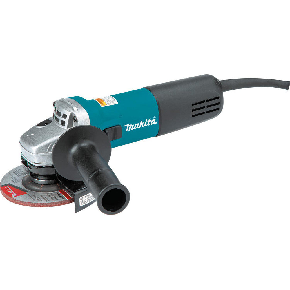 Makita 9557NB Corded Angle Grinder 4-1/2" Wheel Dia, 10,000 RPM, 5/8-11 Spindle