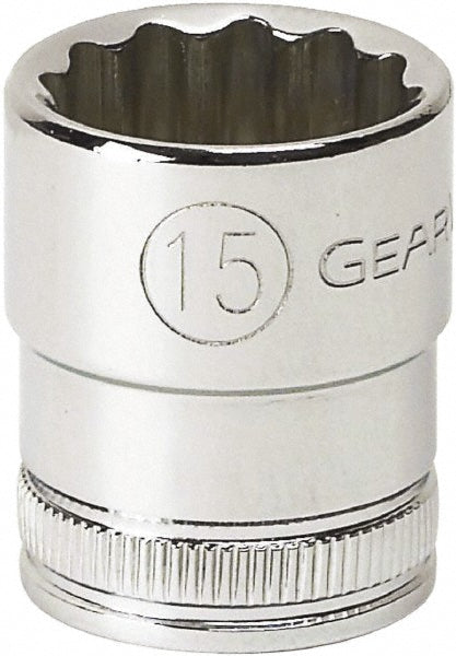 GEARWRENCH 80493 Hand Socket 3/8" Drive, 17 mm Socket, 12-Point