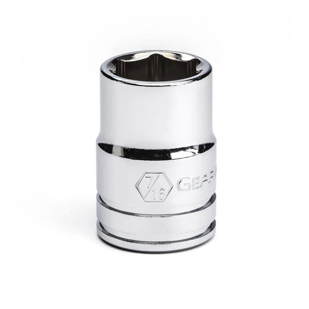 GEARWRENCH 80353 Hand Socket 3/8" Drive, 7/16" Socket, 6-Point