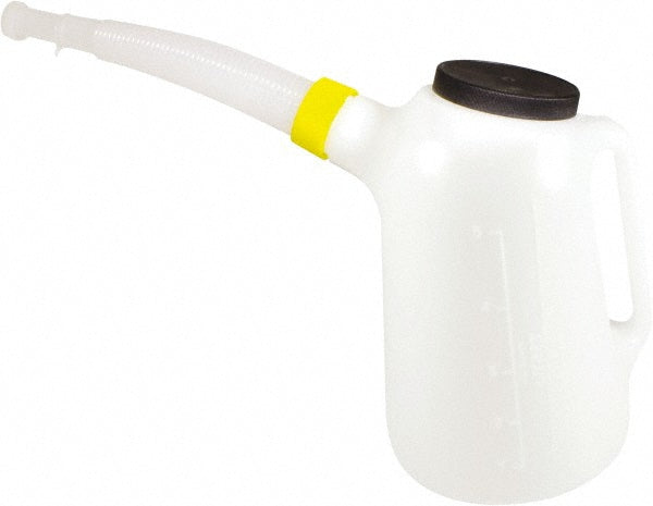 Funnel King 94367 Beakers & Pipettes Type Measuring Cup Volume Capacity Range 1,000 mL and Larger Material Family Plastic Material Polyethylene Overall Length 11.25 in Labware Transparency Translucent Graduations Yes Standards FDA Volume Capacity (Qt.) 5.