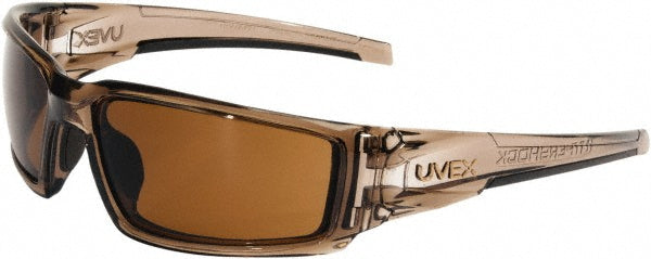 Uvex S2961HS Safety Glass Anti-Fog, Polycarbonate, Espresso Lenses, Full-Framed, UV Protection