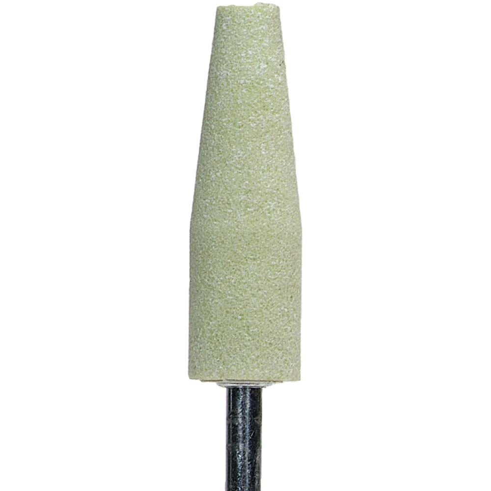 Norton 61463686139 Mounted Point 3/4" Thick, 1/4" Shank Dia, A1, 36 Grit, Extra Coarse