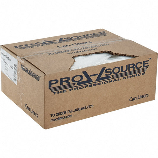 Pro-Source PSST183040C Pack of (250) 24 Gal Capacity, Clear, Linear Low-Denstiy Polyethylene (LLDPE), Hazardous Waste Bags