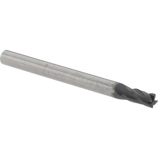 OSG 414-109411 Square End Mill 7/64'' Dia, 7/32'' LOC, 1/8'' Shank Dia, 1-1/2'' OAL, 4 Flutes, Solid Carbide