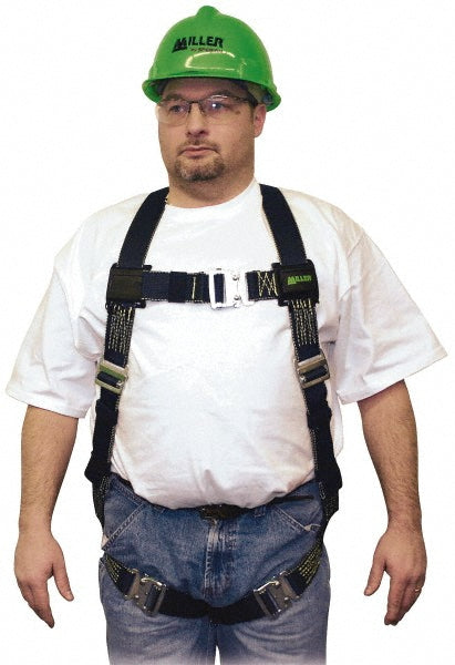 Miller 850KQC/UBK Fall Protection Harnesses 400 Lb, Welder Style, Size Universal, Kevlar