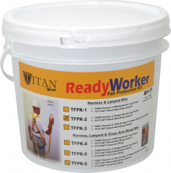 Miller TFPK-2/U/6FTAK 310 Lb. Capacity, General Use Fall Protection Kit