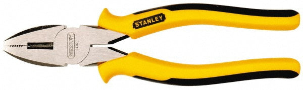 Stanley 84-029 8-3/4" OAL, 1-31/64" Jaw Length, Side Cutting Linesman's Pliers