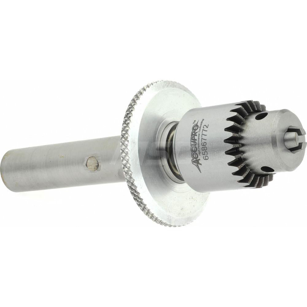 Accupro 6586777/0859780 1/2 Inch Shank Diameter Straight Shank Micro Drill Chuck Adapter and Chuck