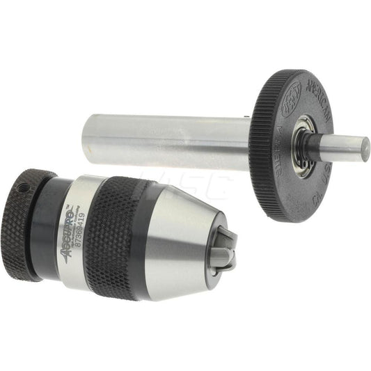 Accupro 8736941/8004088 1/2 Inch Shank Diameter Straight Shank Micro Drill Chuck Adapter and Chuck