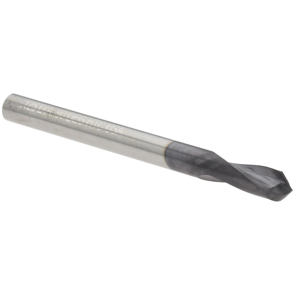 Harvey Tool 37508-C3 Spotting Drill 1/8" Dia, 90 deg, 1-1/2" OAL, Solid Carbide
