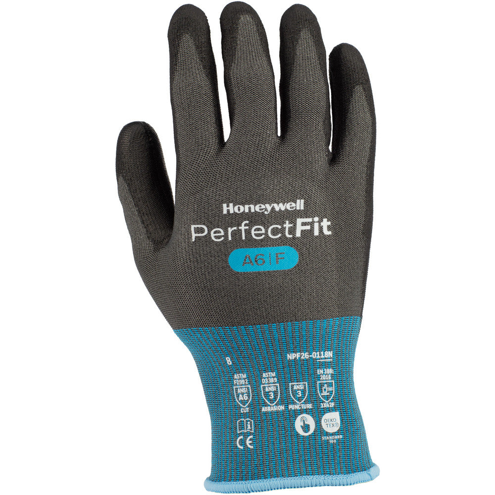 Honeywell NPF26-0118N-6 Cut, Puncture & Abrasion-Resistant Gloves Perfect Fit 3.0 Perfect Fit 3.0 NPF26-0118N, Size X-Small, ANSI Cut A6, ANSI Puncture 3, Polyurathane, Tungsten, Carbon, Elastane, HPPE, Polyester & Polyurethane