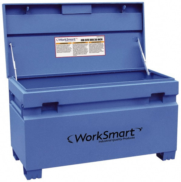 Value Collection PS-MH-SITE-002 Jobsite Chest 36" Wide, 17" Deep, 21-5/16" High, Steel, Blue