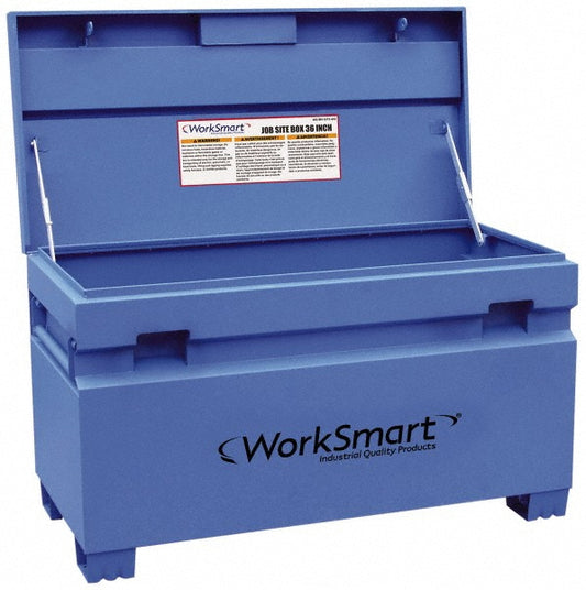 Value Collection PS-MH-SITE-002 Jobsite Chest 36" Wide, 17" Deep, 21-5/16" High, Steel, Blue