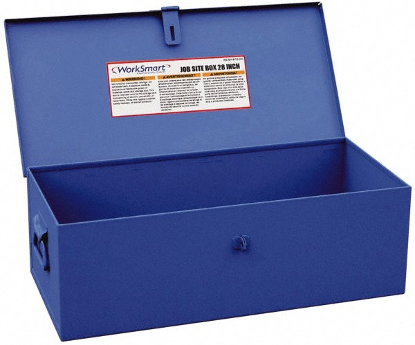 Value Collection PS-MH-SITE-001 Jobsite Chest 28-5/16" Wide, 12-13/32" Deep, 11-1/8" High, Steel, Blue
