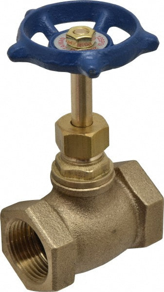 Legend Valve 103-104NL 3/4" Pipe, FNPT Ends, Brass Rising Stem Globe Valve