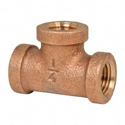 Legend Valve 310-101NL Brass Pipe Tee 1/4" Fitting, Threaded, FNPT, Class 125, Lead Free