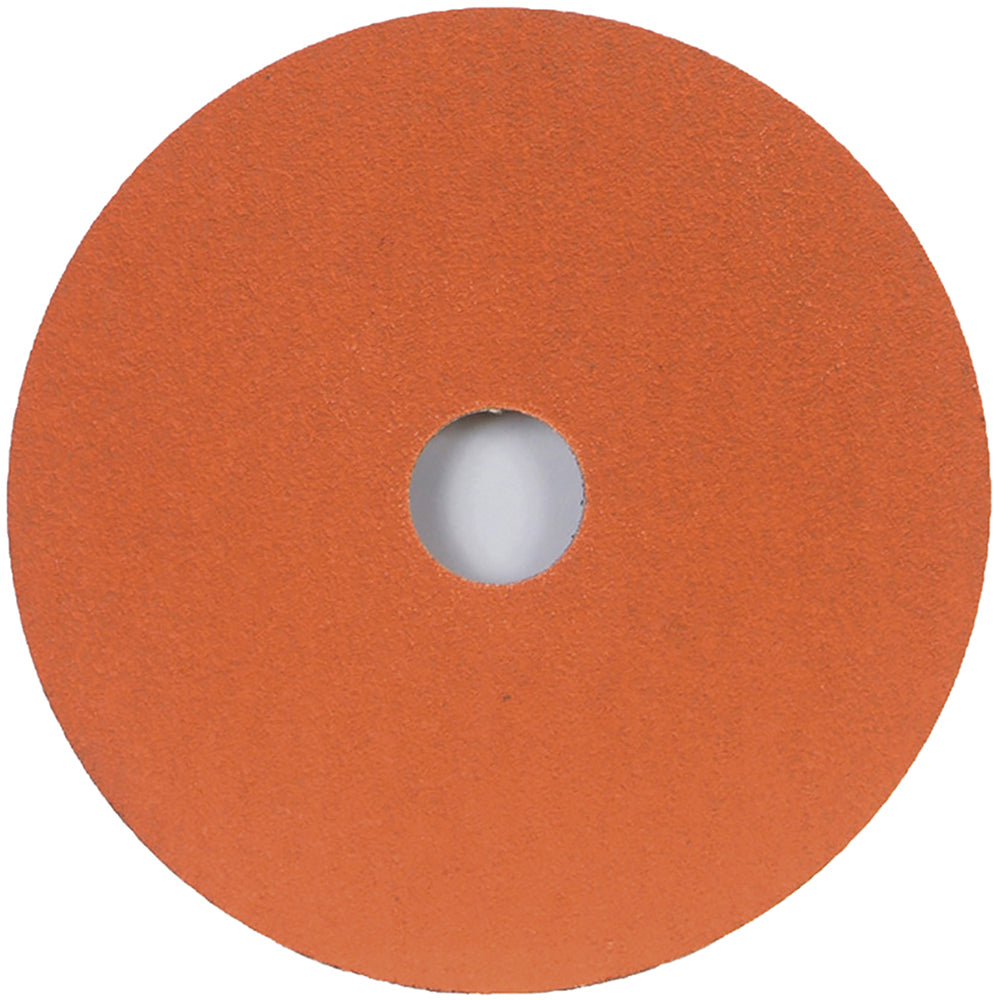 Norton 69957398005 Fiber Disc 5" Disc Dia, 7/8" Hole, 24 Grit, Ceramic
