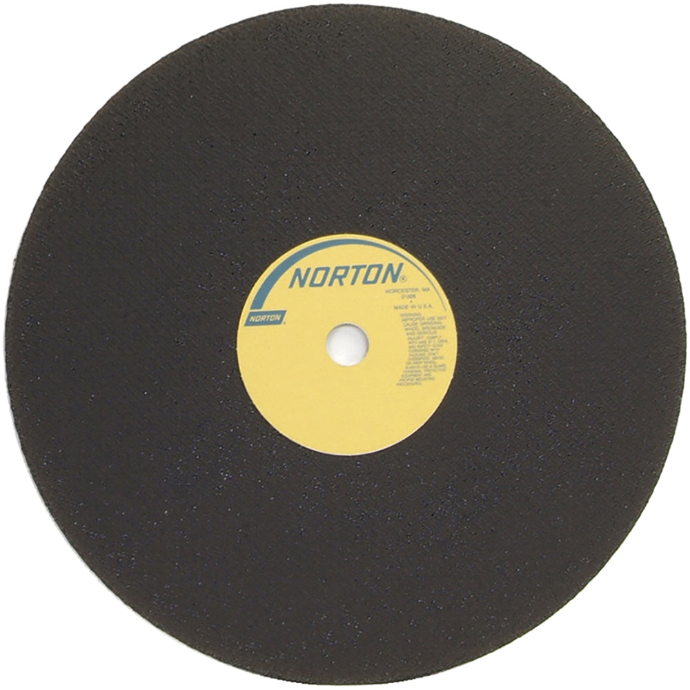 Norton 69083125994 Cut-Off Wheel 24" Dia, 7/32" Thick, 1-3/4" Hole, Aluminum Oxide