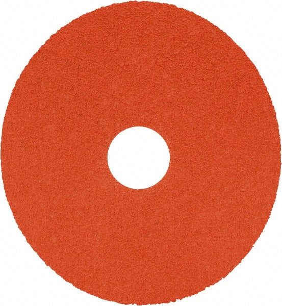 Norton 69957398009 Fiber Disc 5" Disc Dia, 7/8" Hole, 80 Grit, Ceramic