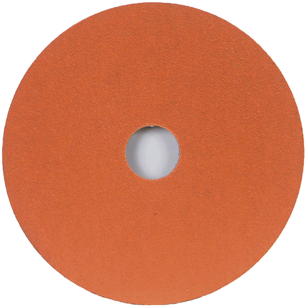 Norton 66254411528 Fiber Disc 7" Disc Dia, 7/8" Hole, 120 Grit, Ceramic