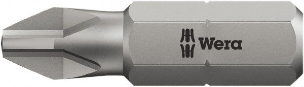 Wera 05056507001 Phillips Screwdriver Insert Bit #1 Point, 1/4" Drive, 2" OAL