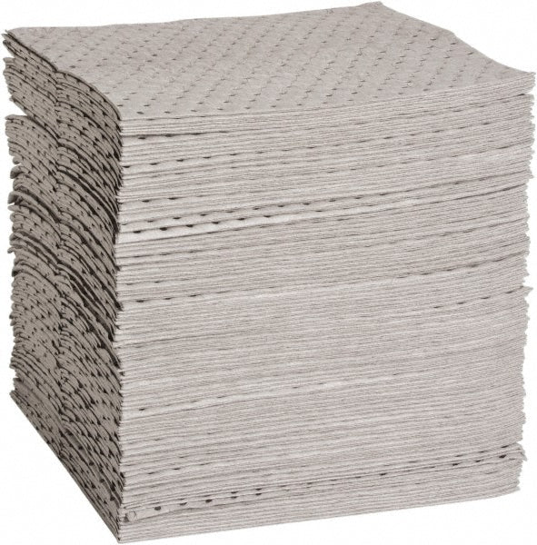 PRO-SAFE UQ100-FF-IND Sorbent Pad Universal Use, 15" Wide, 17" Long, 36 gal, Gray