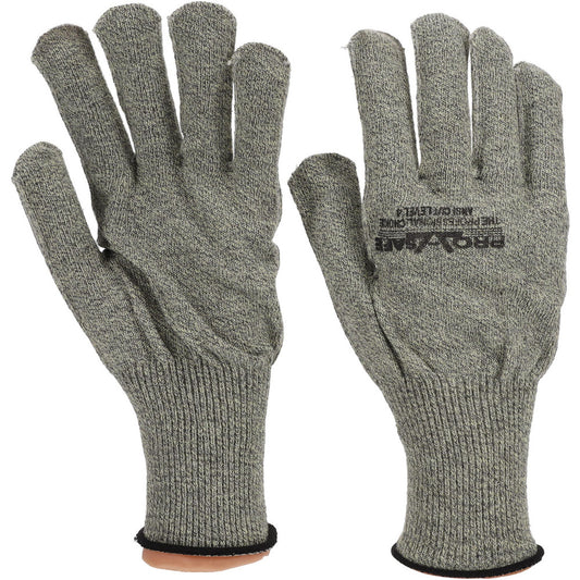 PRO-SAFE GLA-S1-XL Cut-Resistant Gloves Size XL, ANSI Cut A4, Kevlar