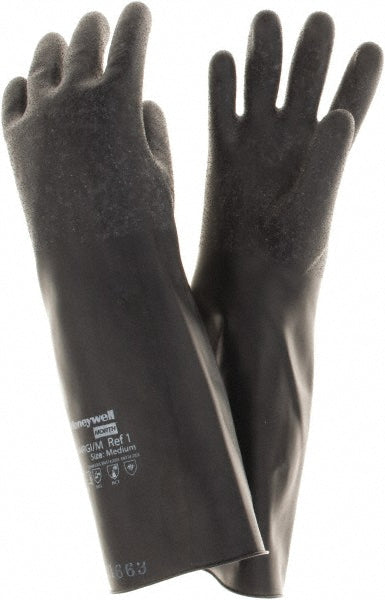 North B144RGI/M Chemical Resistant Gloves Size Medium, 14.00 Thick, Butyl, Unsupported,