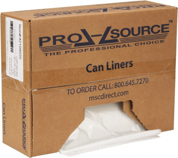 Pro-Source PSRST3858XHC Trash Bags 60 gal, 1.1 mil, 100 Pack