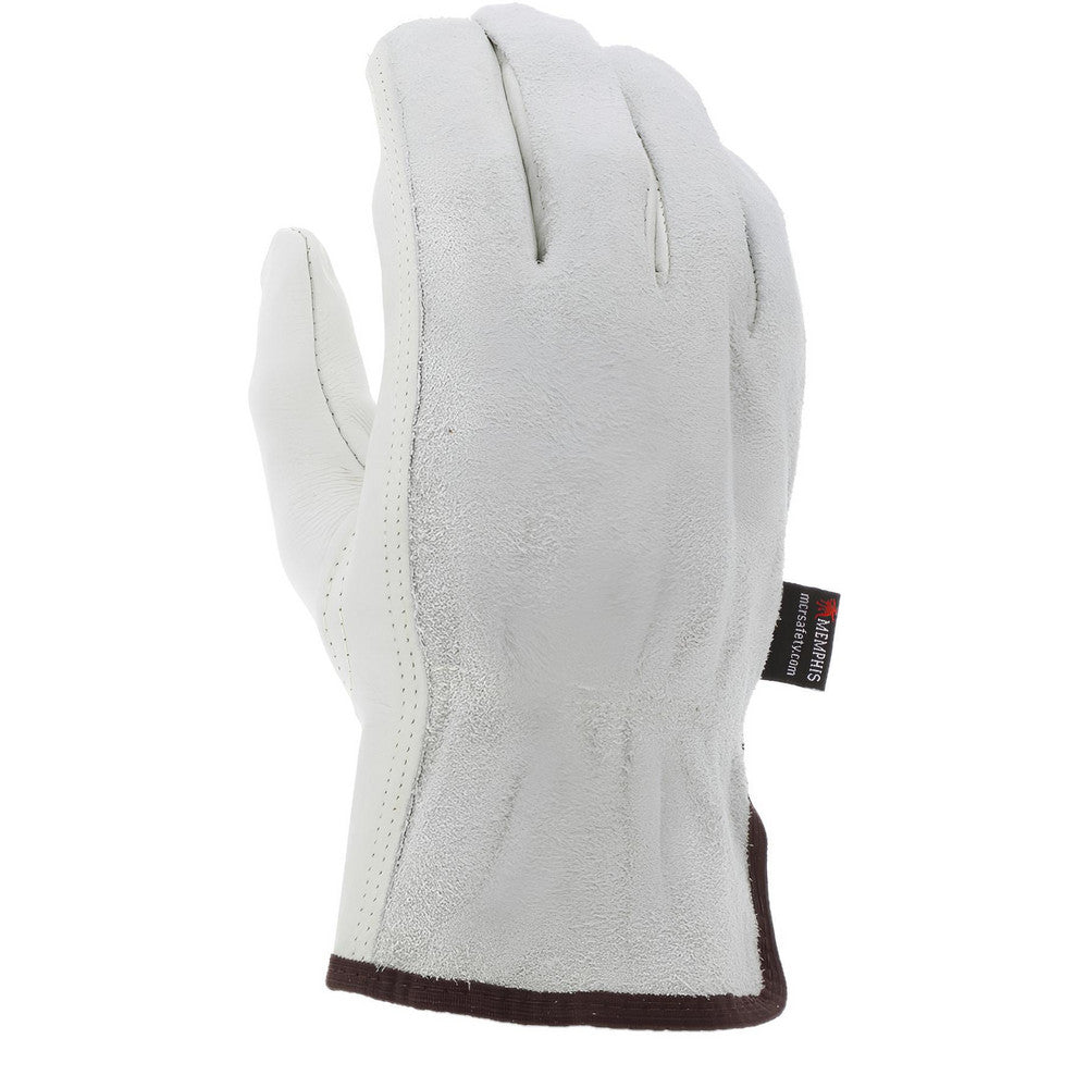 MCR Safety 32056XL Work Gloves Memphis® 32056, Size X-Large, Cowhide Leather Lined, Cowhide Leather, General Purpose