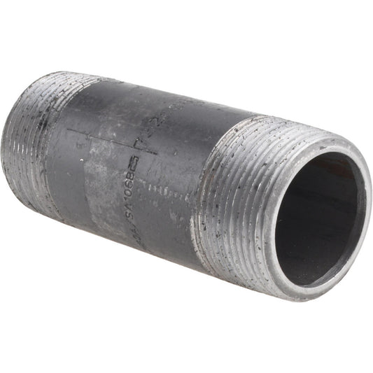 Value Collection 587-045XSBC Black Pipe Nipple 1-1/2" Dia x 4-1/2" Long, Schedule 80