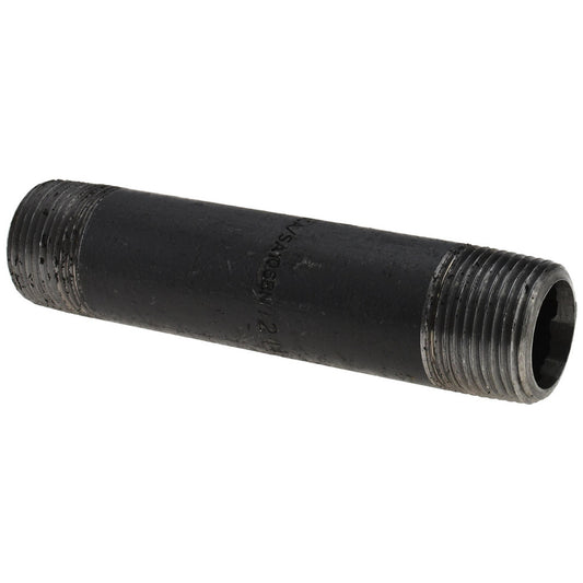 Value Collection 585-055XSBC Black Pipe Nipple 1" Dia x 5-1/2" Long, Schedule 80