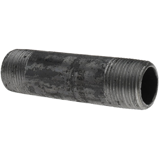 Value Collection 585-045XSBC Black Pipe Nipple 1" Dia x 4-1/2" Long, Schedule 80