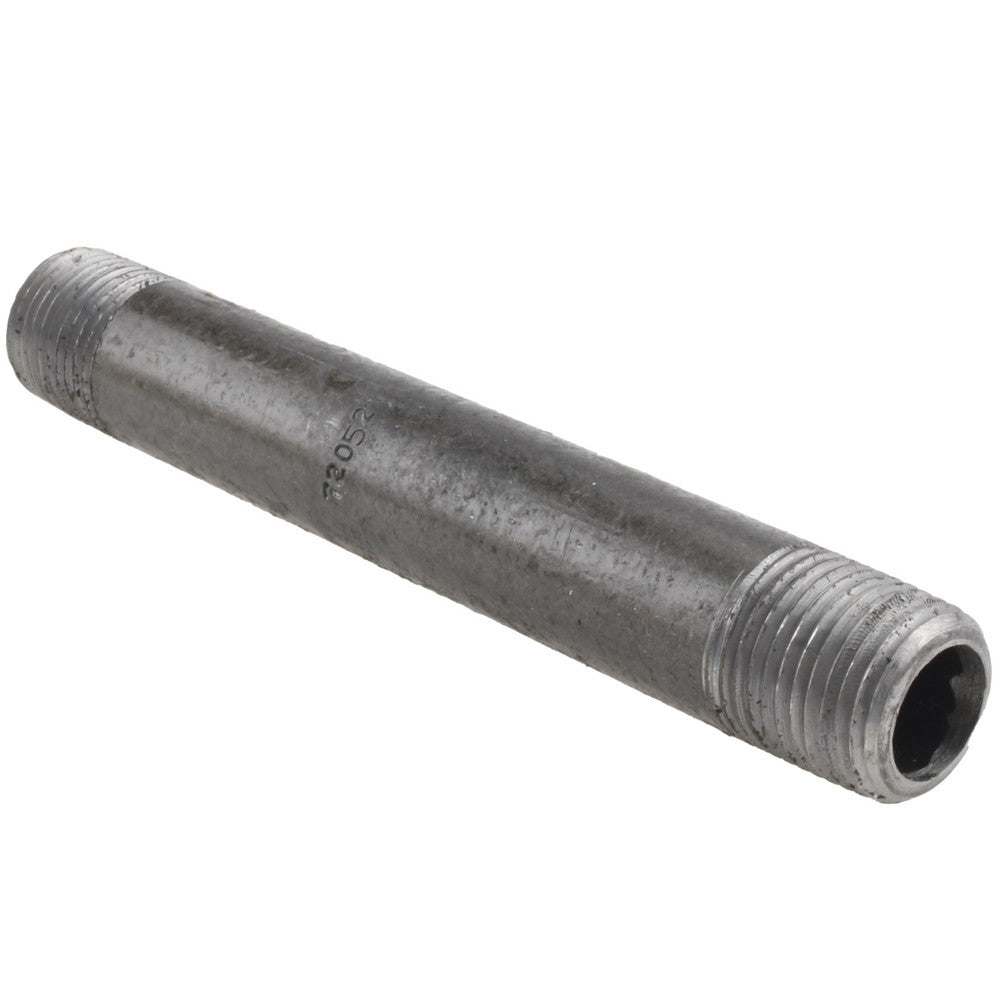 Value Collection 583-055XSBC Black Pipe Nipple 1/2" Dia x 5-1/2" Long, Schedule 80