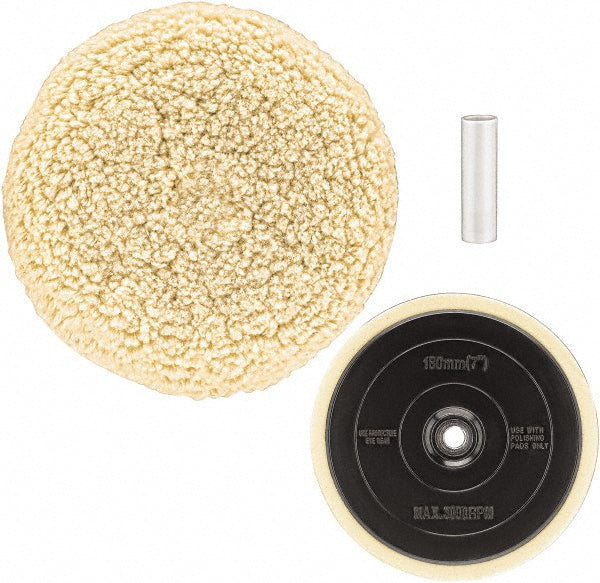 DeWALT DW4985CL 7" Diam Cotton Blend Buffing & Backing Pad