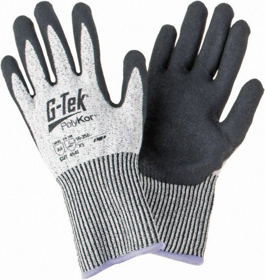 PIP 16-350/XS Cut, Puncture & Abrasion-Resistant Glove G-Tek® 16-350, Size X-Small, ANSI Cut A4, ANSI Puncture 3, Nitrile, PolyKor
