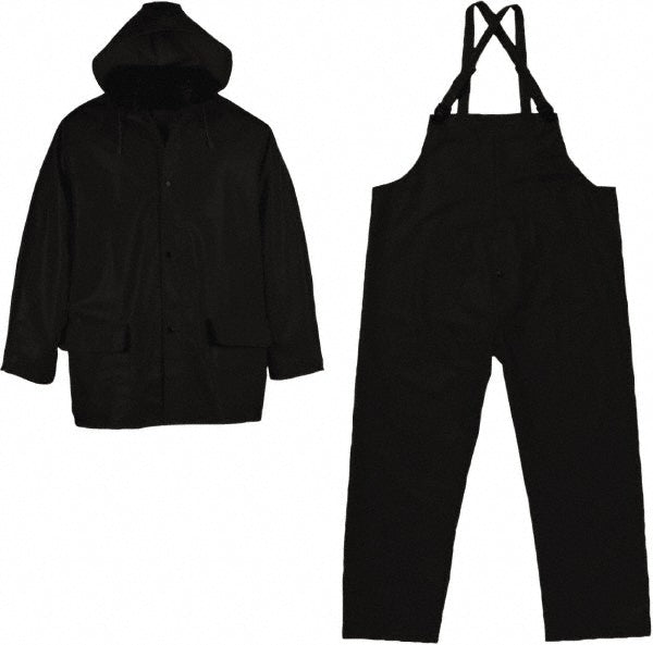 Viking 2110BK-XXL Suit with Pants Size 2XL, Black, Polyester & PVC