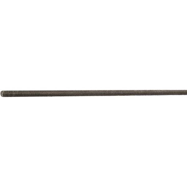 All America Threaded Products 01118 General-Purpose Threaded Rod 1/2-13, 12' OAL, Medium-Carbon Steel, Bright/Uncoated Finish